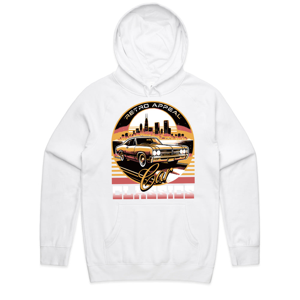 Retro Appeal Classic Car T-Shirt – Vintage Muscle Car & Urban Night Drive Tee