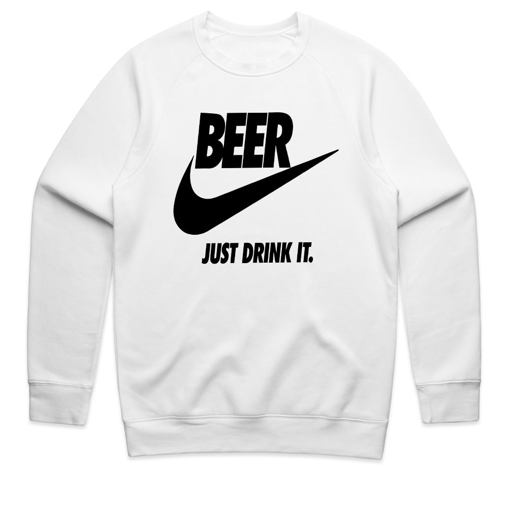 Beer Just Drink It" Graphic T-Shirt – Funny Beer Lover Tee