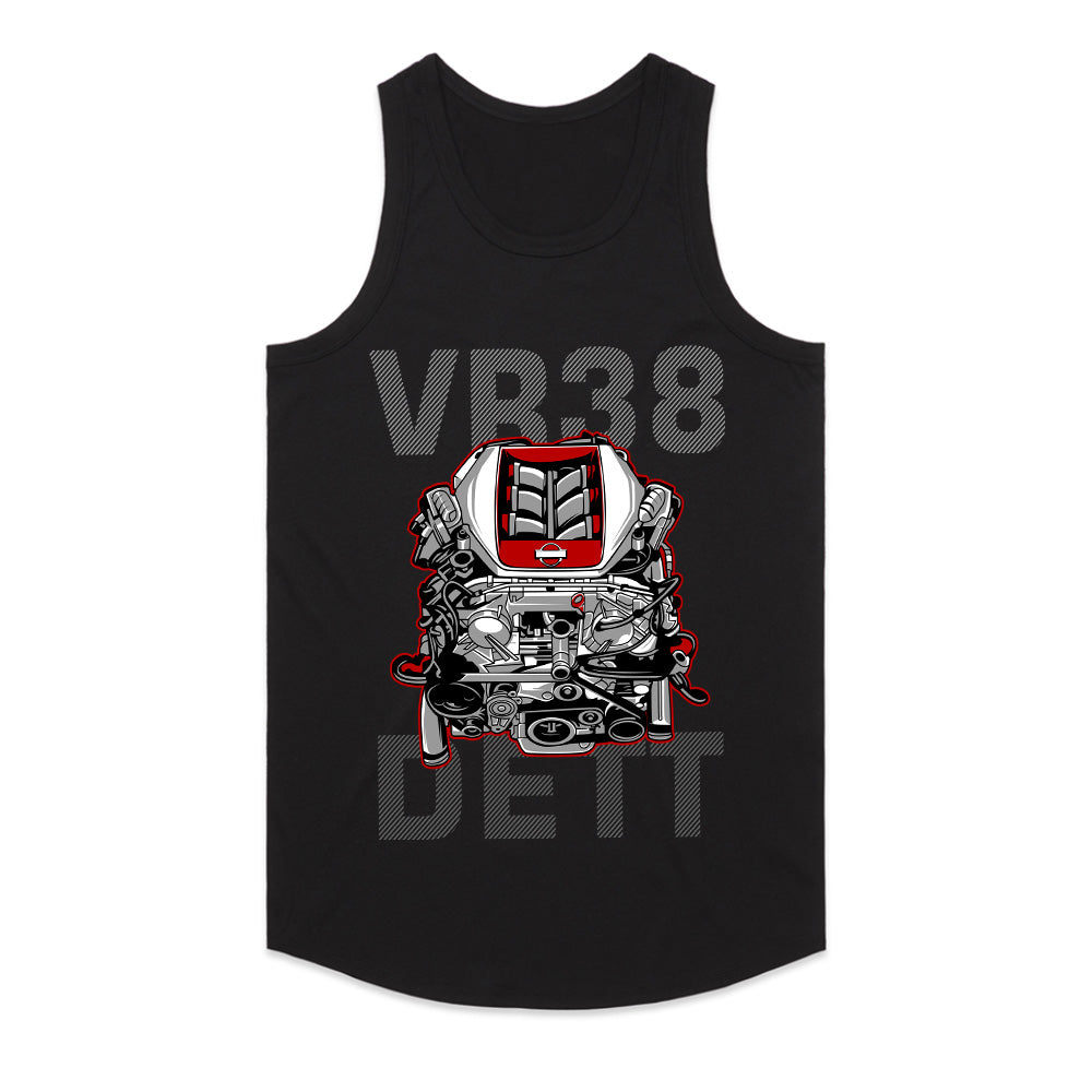 VR38DETT Engine – Nissan GT-R R35 Powerhouse T-Shirt