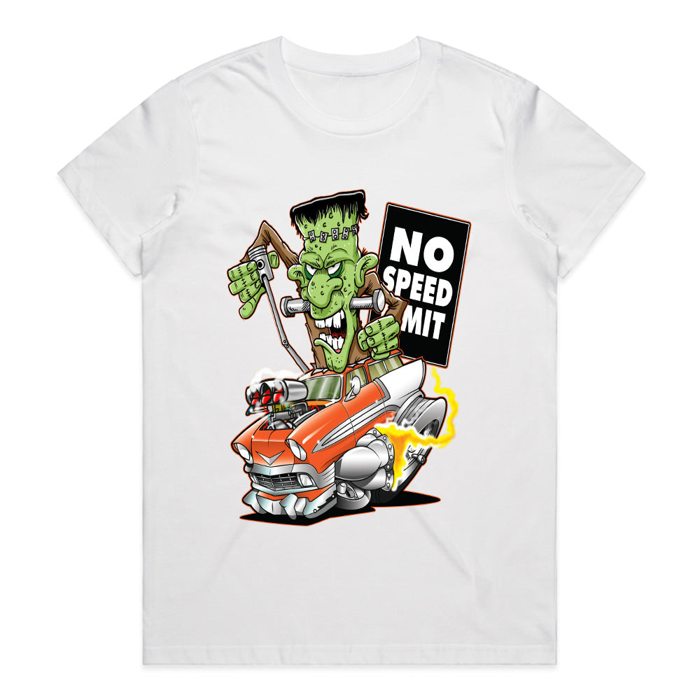 1956 Hot Rod Monster T-Shirt – Funny Cartoon Vintage Car Tee