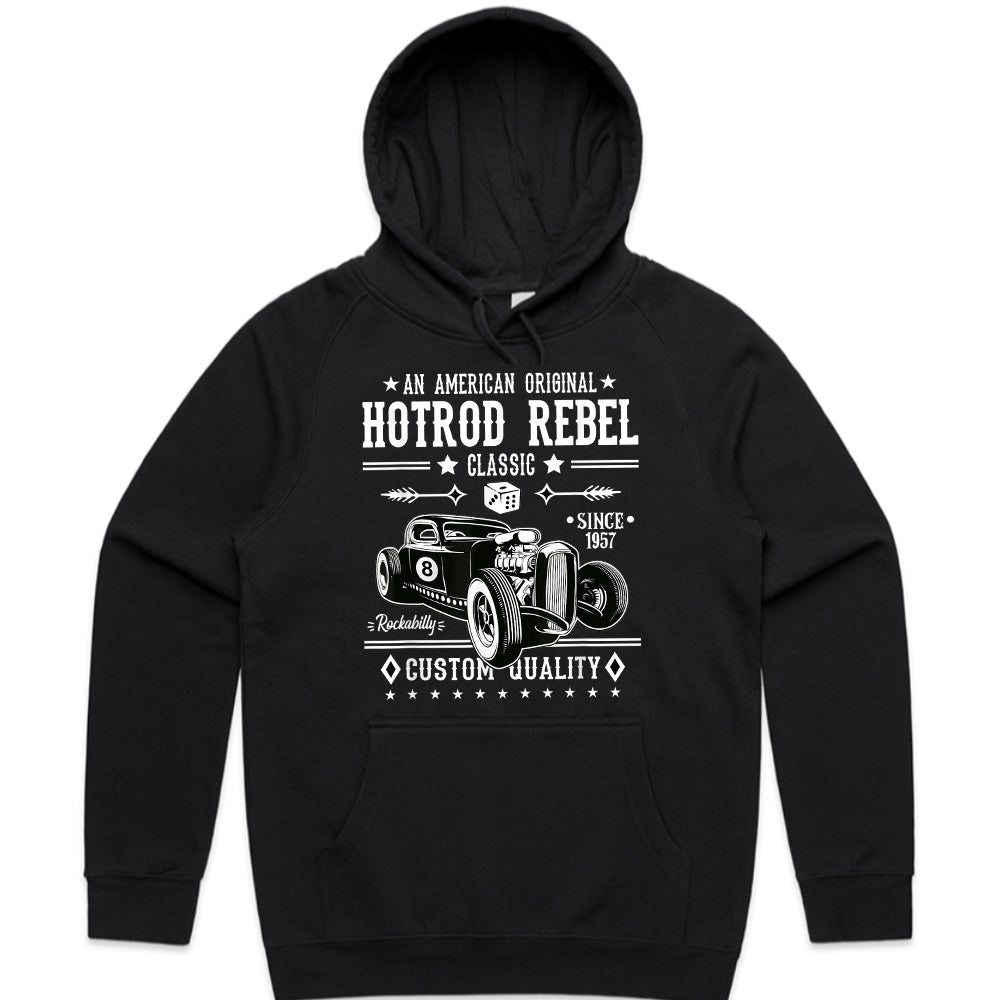 Hot Rod Rebel Classic T-Shirt – Vintage Rockabilly 1957 Custom Car Lover Tee