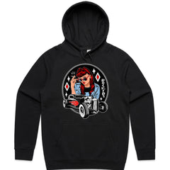Rockabilly Rebel Hot Rod T-Shirt – 50s Vintage Pin-Up Car Culture Tee