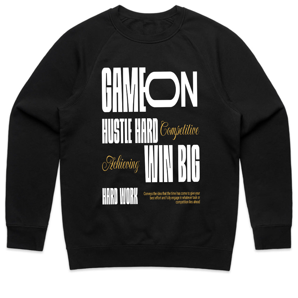 Game On Hustle Hard T-Shirt – Motivational Winning Mindset Tee