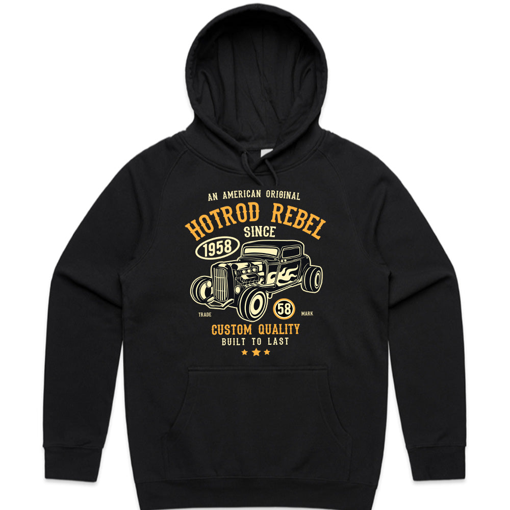 Hot Rod Rebel 1958 Vintage Muscle Car T-Shirt – Classic Custom Quality Tee