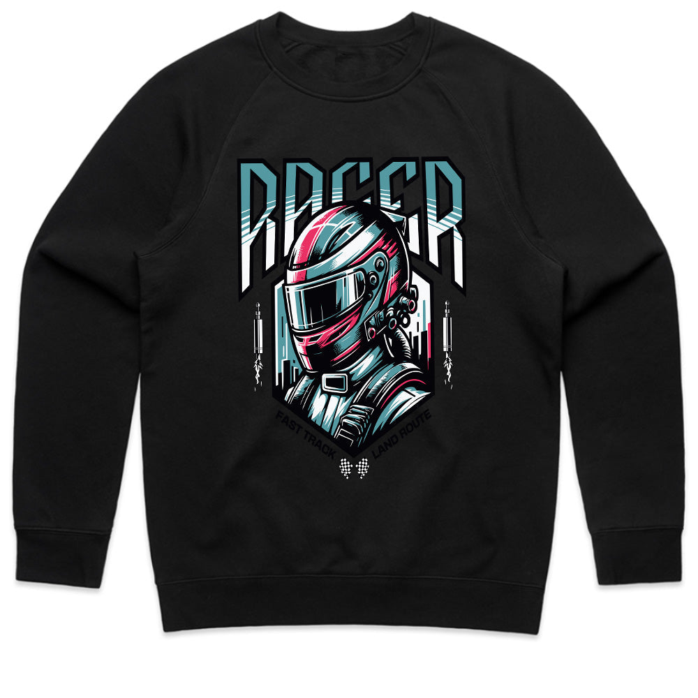 RACER – Futuristic Motorsport Warrior Streetwear T-Shirt