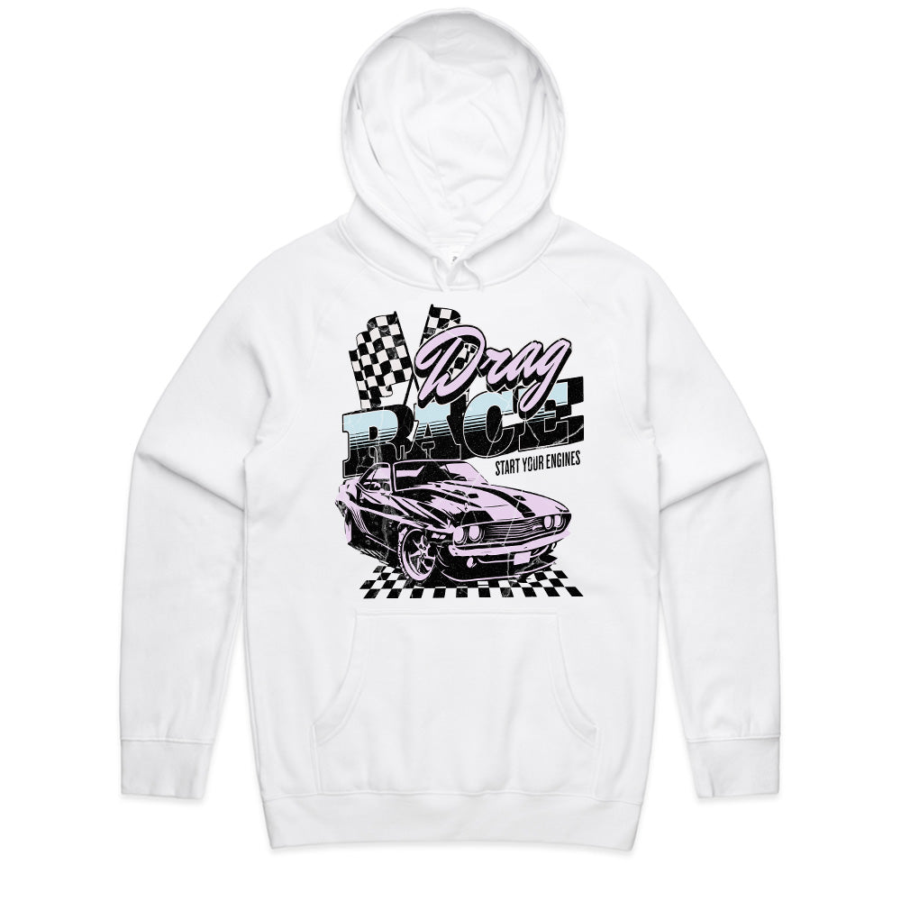 Drag Race Muscle Car T-Shirt – Classic Racing Streetwear