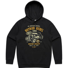 1957 Hot Rod Rebel Vintage T-Shirt – Classic Muscle Car Enthusiast Tee