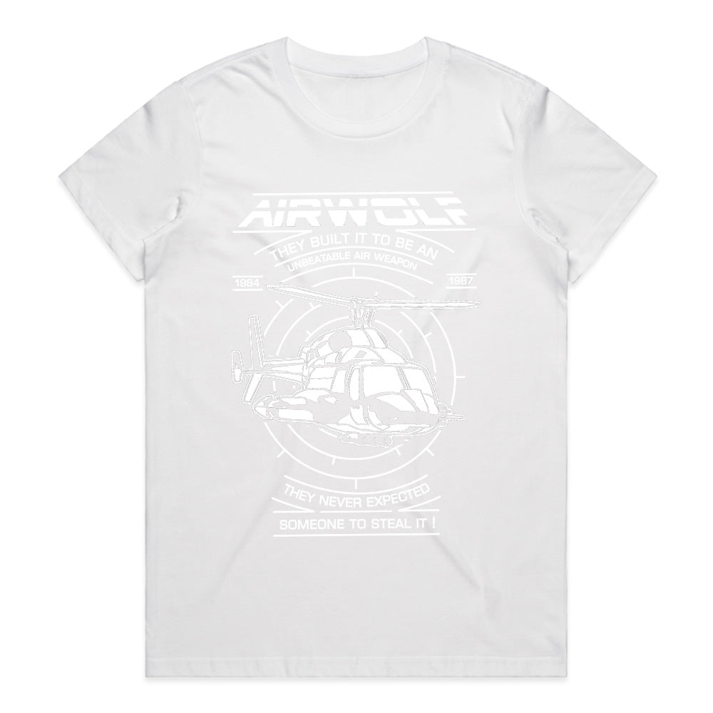 Airwolf Tactical Helicopter T-Shirt – Retro 80s Action Series Tee