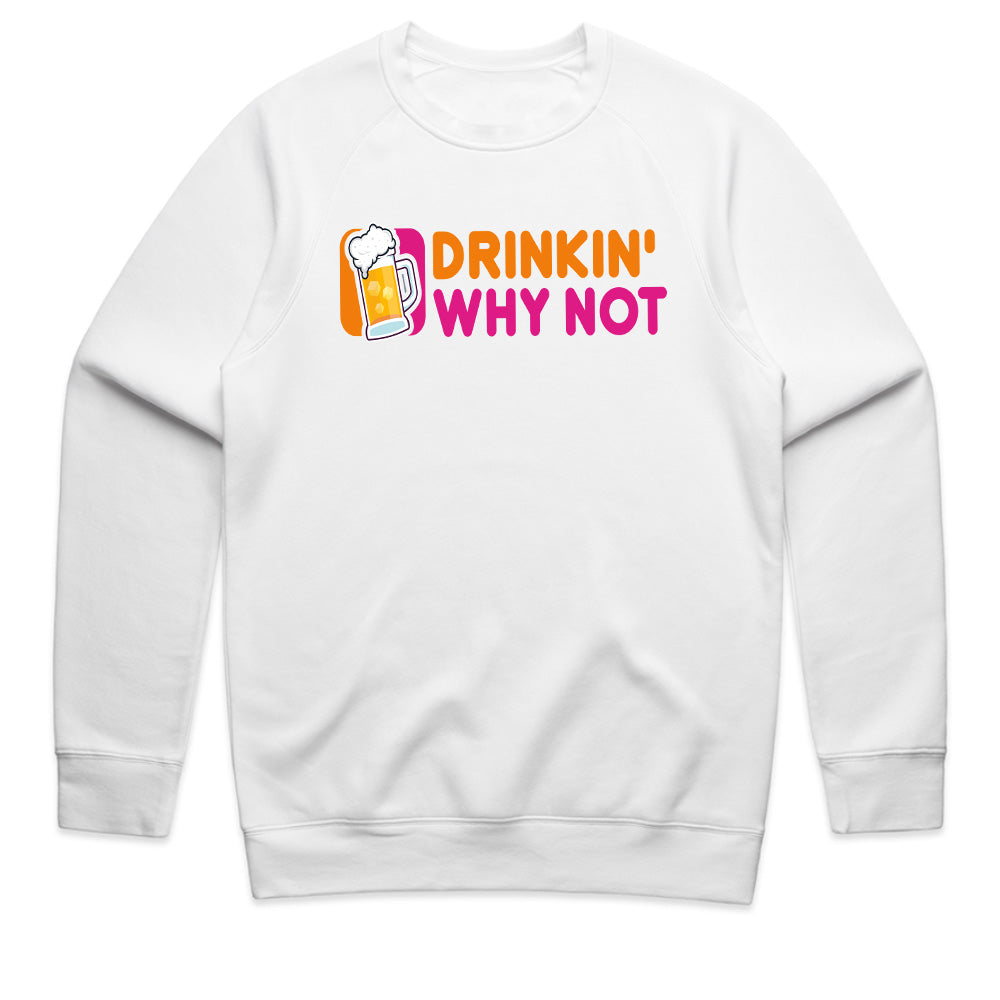 Drinkin' Why Not Fun Graphic Tee – Playful Beer Design