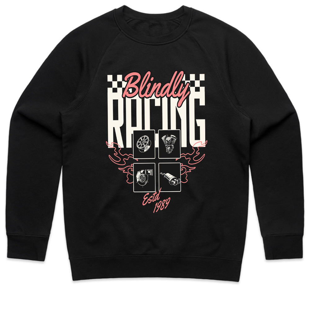 Blindly Racing – Vintage Motorsport Performance T-Shirt