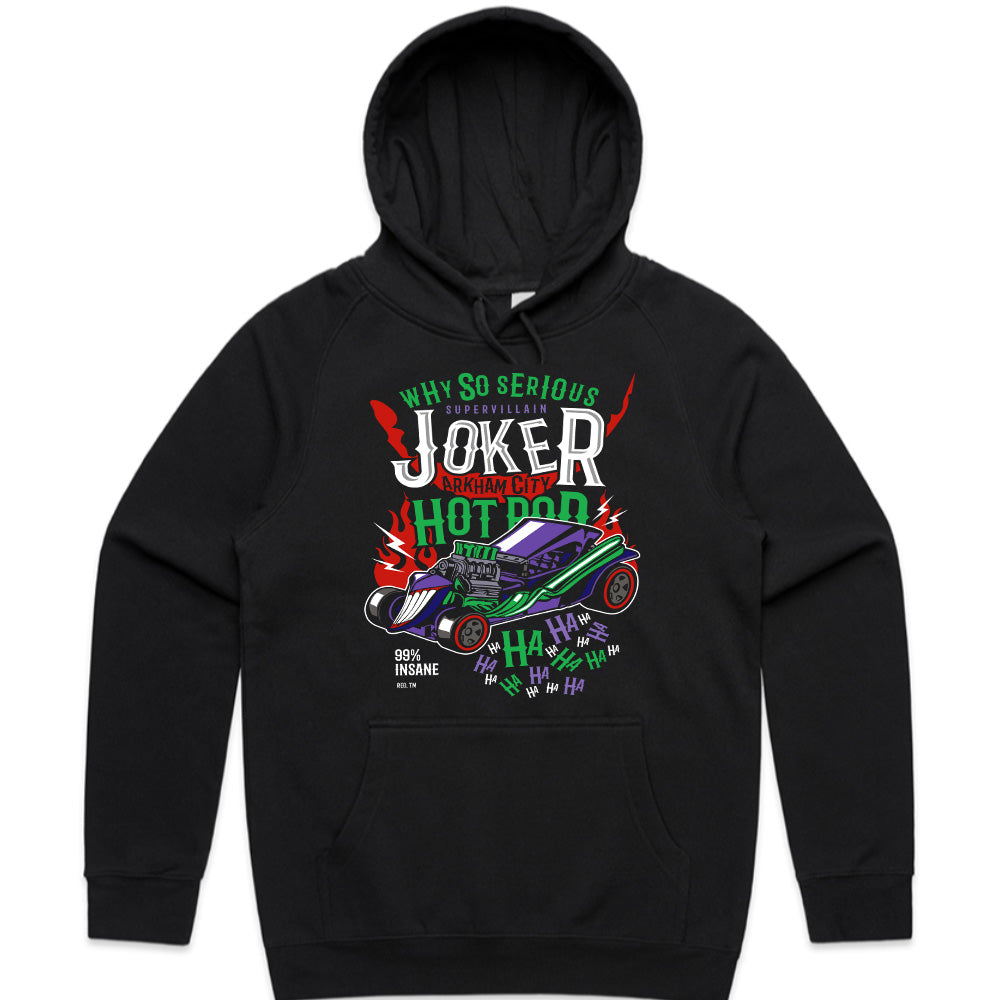 Arkham City Hot Rod T-Shirt – Villainous Speed & Chaos Design