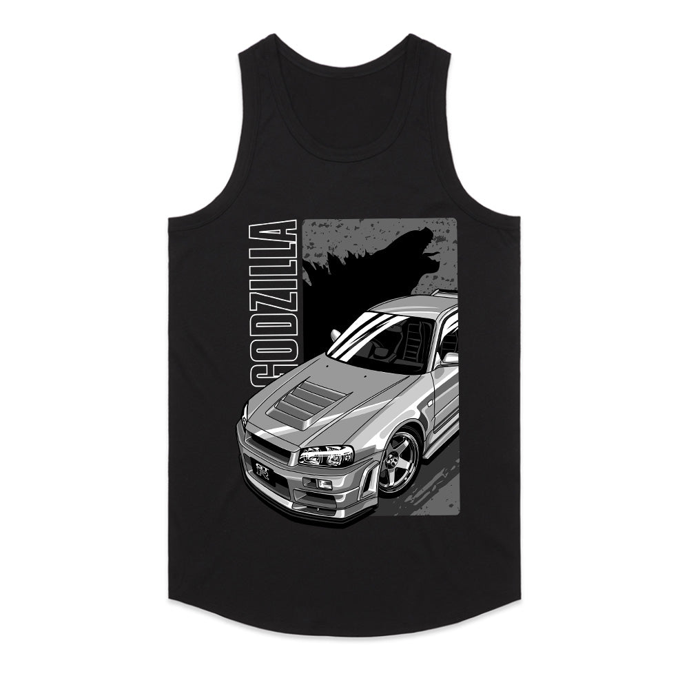 Godzilla R34 Skyline GTR T-Shirt – JDM Iconic Street Racer
