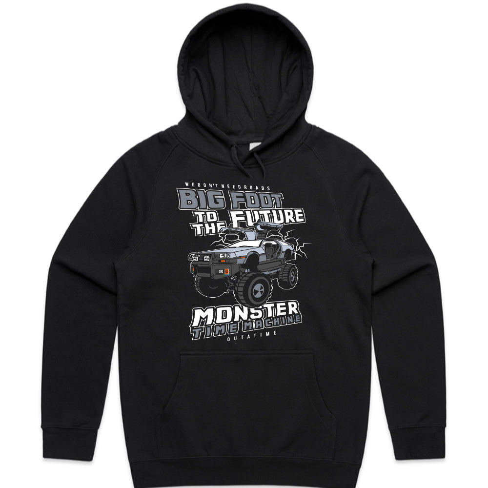 Big Foot to the Future – Monster Time Machine T-Shirt!