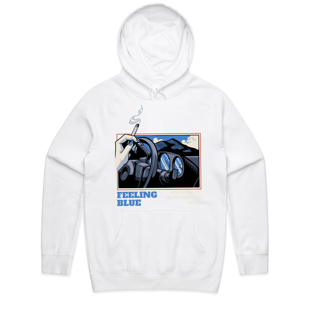 Feeling Blue – Retro Road Trip Aesthetic Tee
