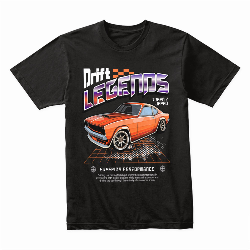 Drift Legends T-Shirt – Classic JDM Street Racing Icon