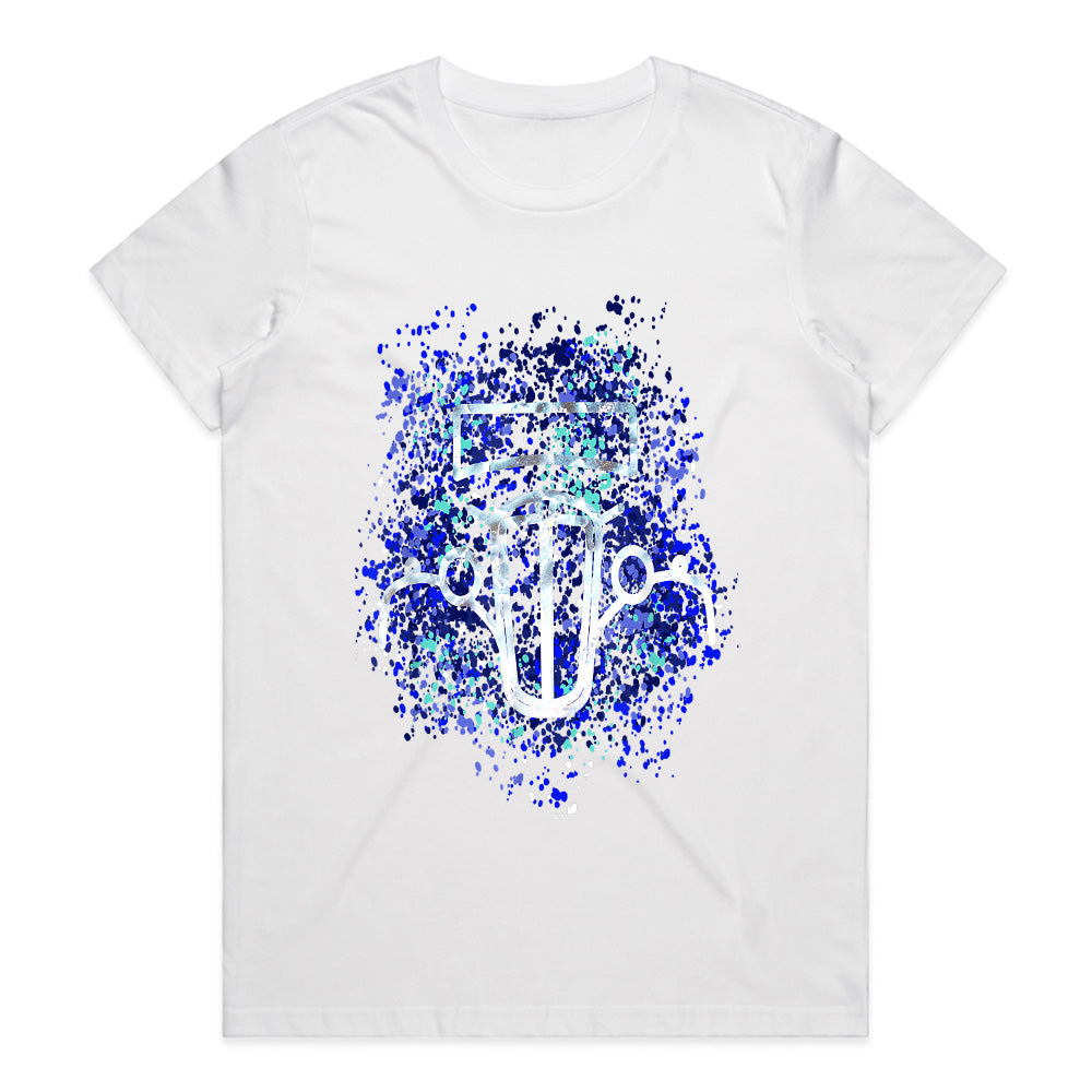 Vintage Hot Rod Abstract Splatter T-Shirt – Classic Car Art in Motion!