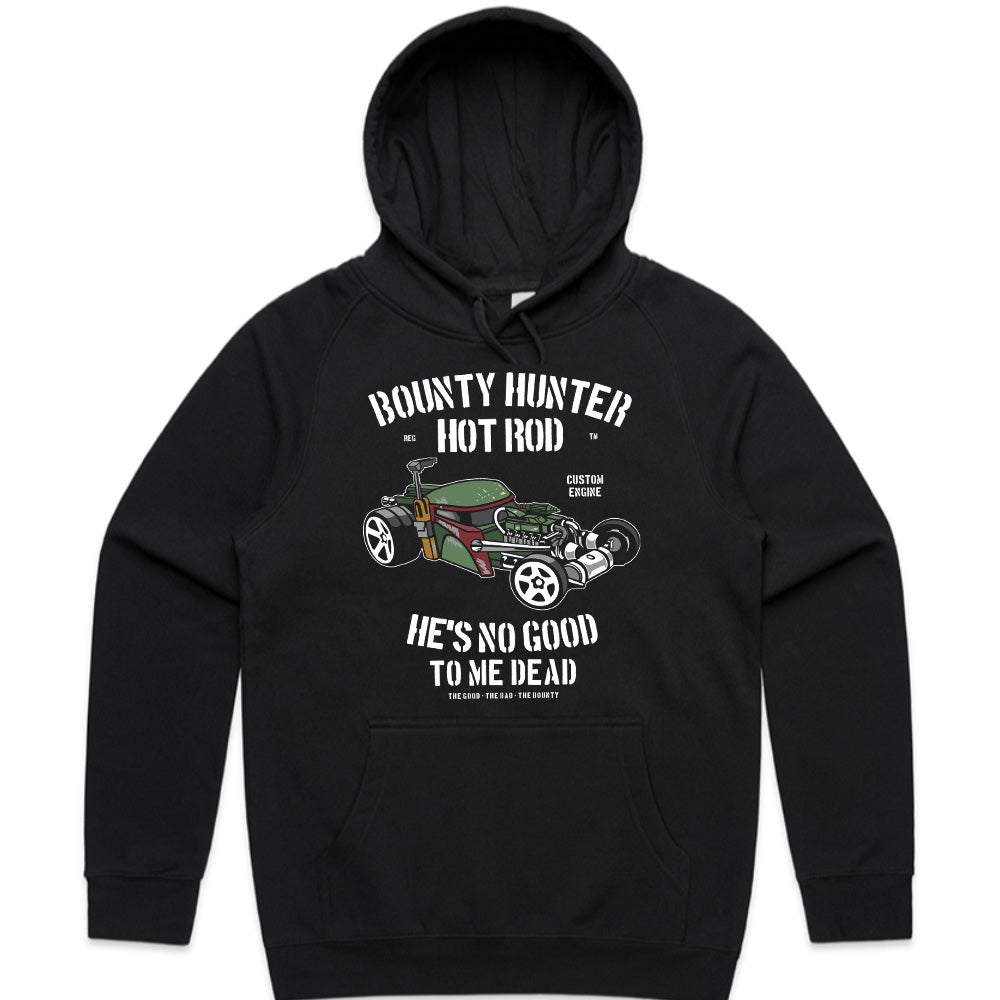 Bounty Hunter Hot Rod T-Shirt – Galactic Outlaw Racing Tee!