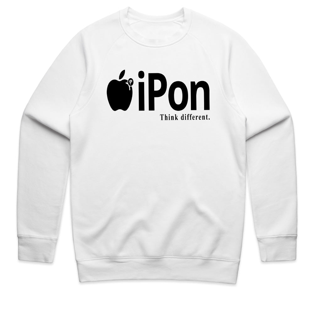 "Ipon" Apple-Inspired Funny Tee - Think Different with Humor