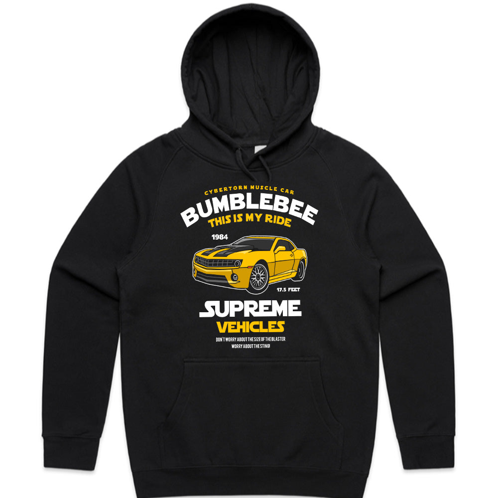 Bumblebee Muscle Car T-Shirt – Supreme Cybertron Ride!