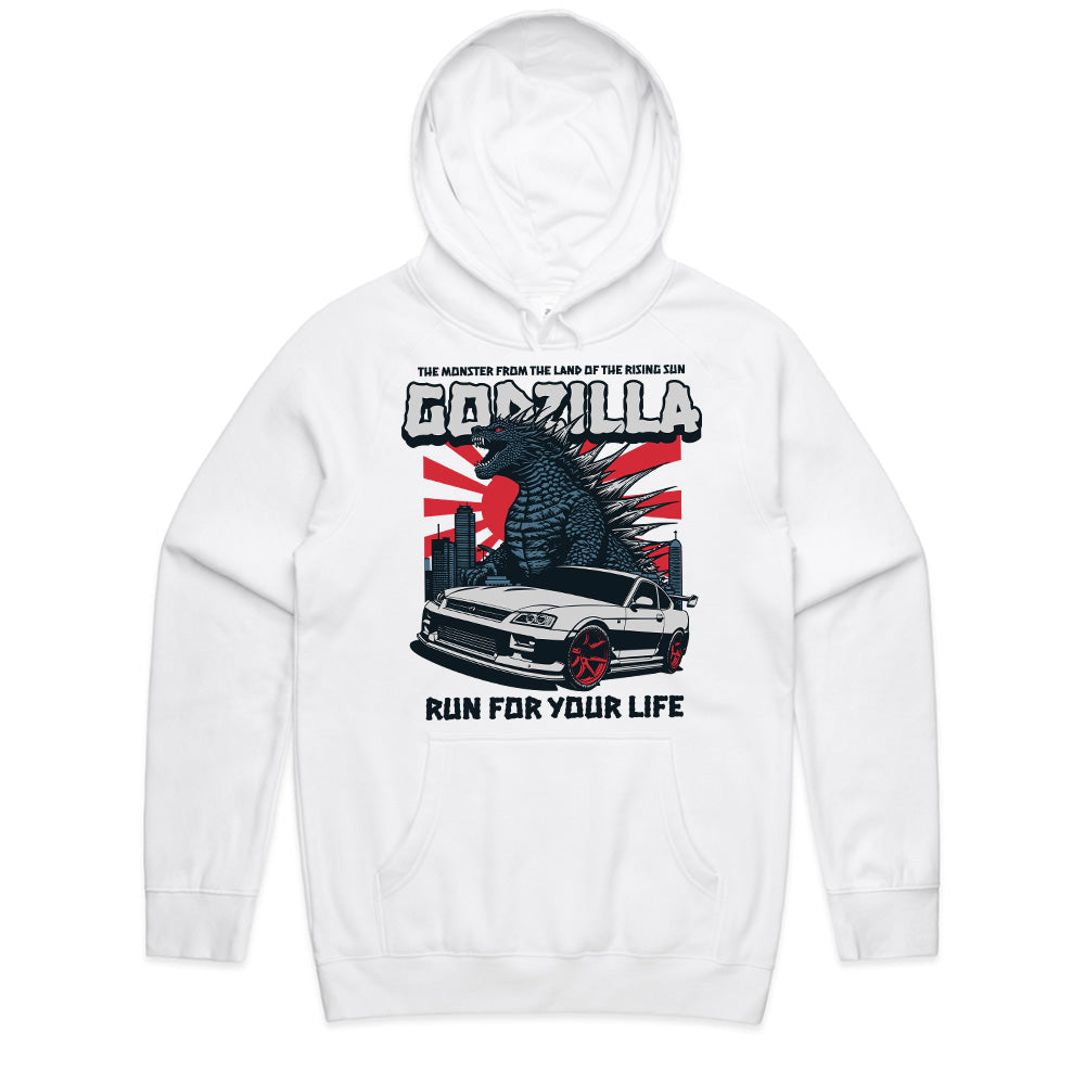 Godzilla Skyline" JDM T-Shirt – King of Monsters Meets King of the Streets