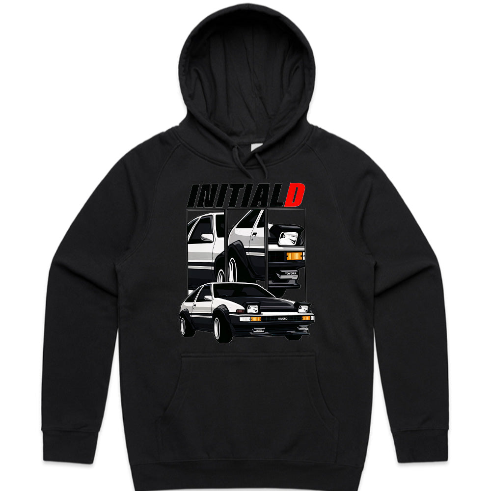 Initial D AE86 Trueno T-Shirt – JDM Drift Legends Edition!