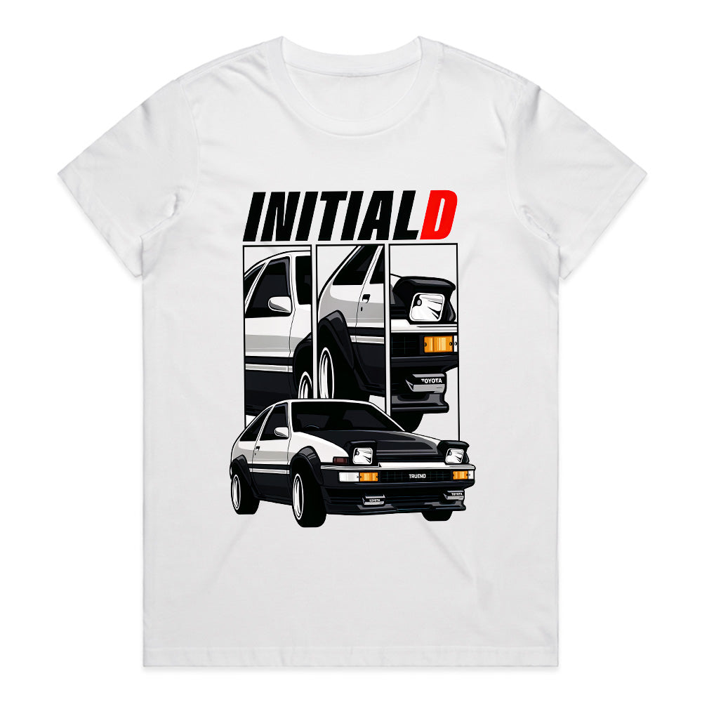 Initial D AE86 Trueno T-Shirt – JDM Drift Legends Edition!