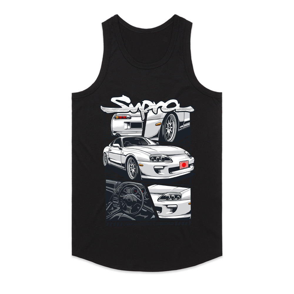 Toyota Supra A80 – Japanese Legend Manga-Style T-Shirt
