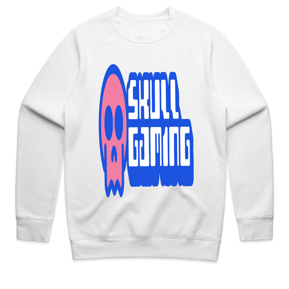 Skull Gaming – Neon Retro Gamer Graphic Tee"