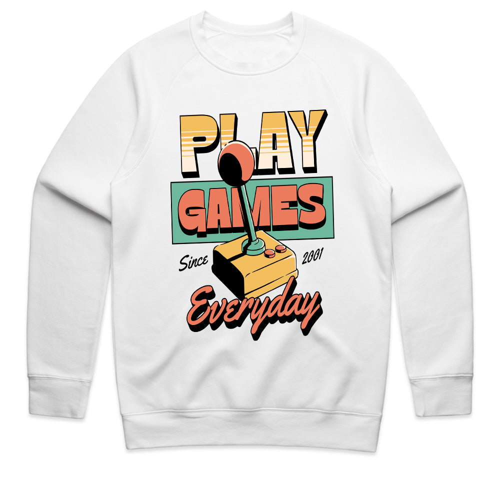 "Play Games Everyday" Retro Arcade Joystick T-Shirt