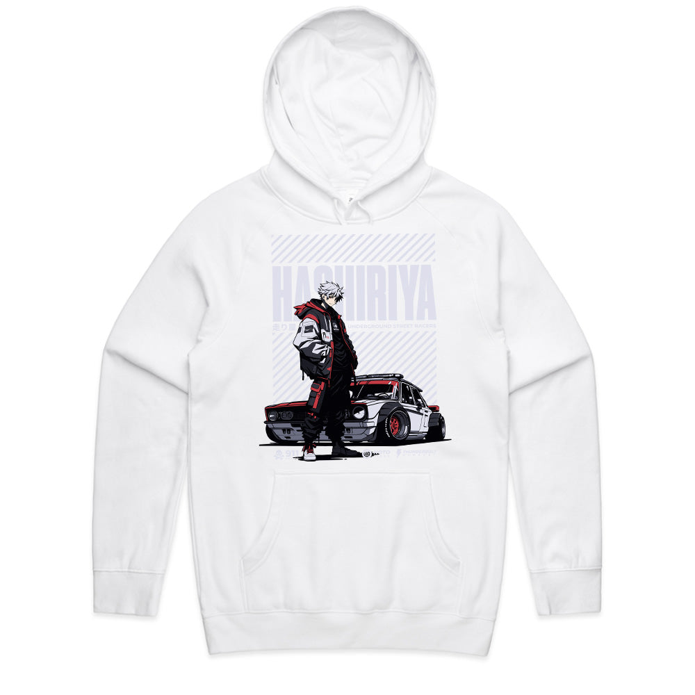 Hashiriya" Underground Street Racer T-Shirt – JDM Anime Drift Aesthetic