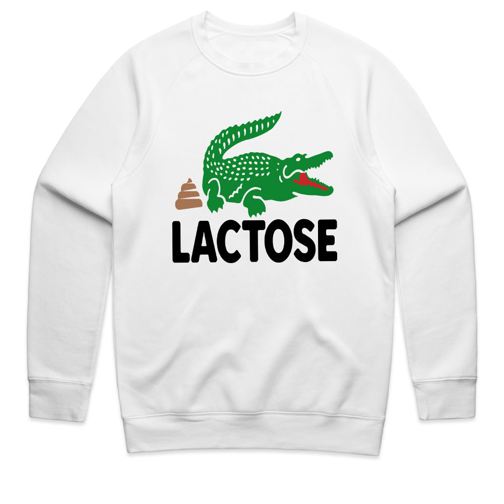 Lactose Intolerance Crocodile T-shirt - Funny and Unique Design for Laughs
