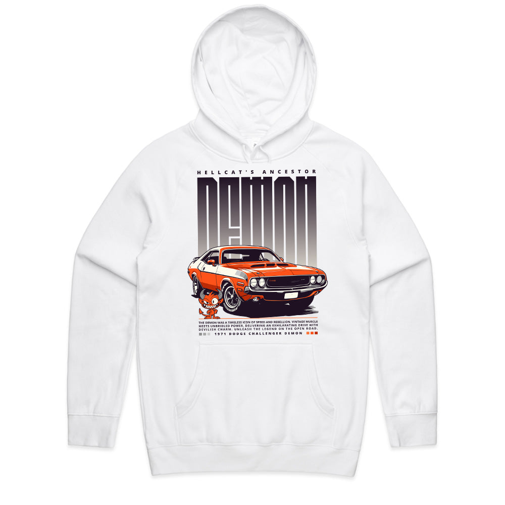 Demon – Hellcat's Ancestor" Muscle Car T-Shirt – Classic American Power