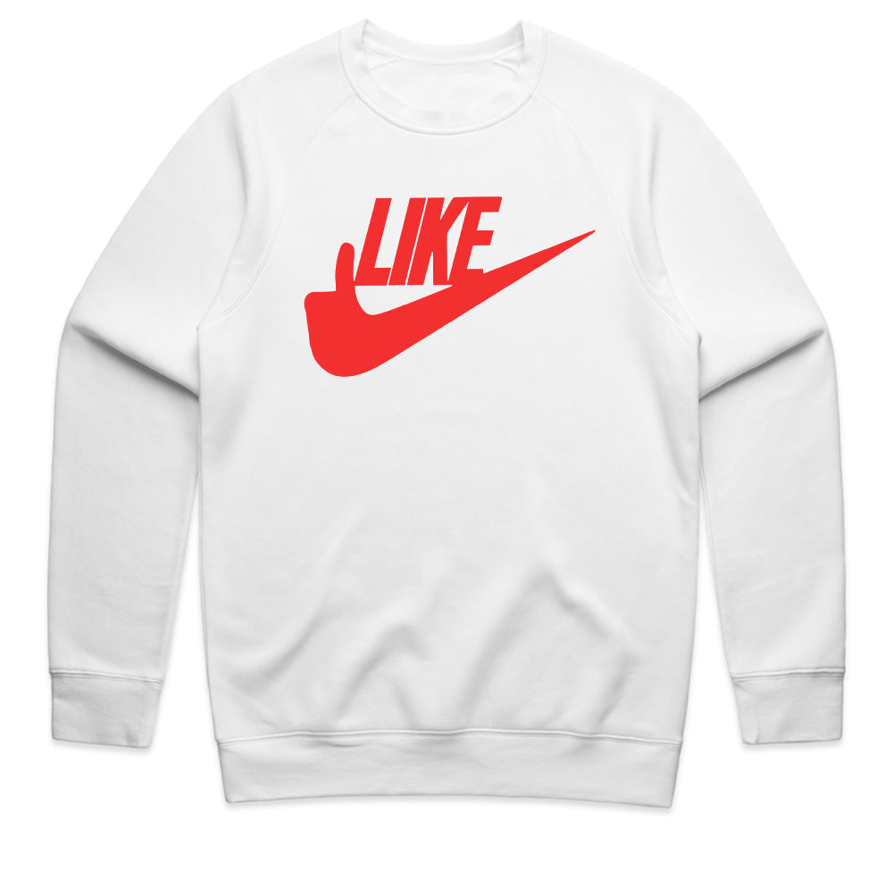 LIKE Graphic T-shirt – Bold and Playful Nike-Inspired Design