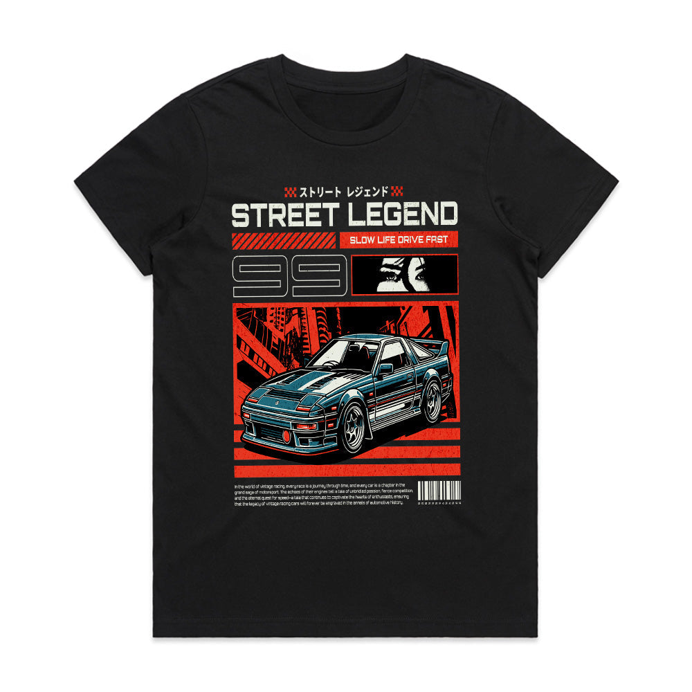 Street Legend JDM T-Shirt – Retro Japanese Car Culture Tee