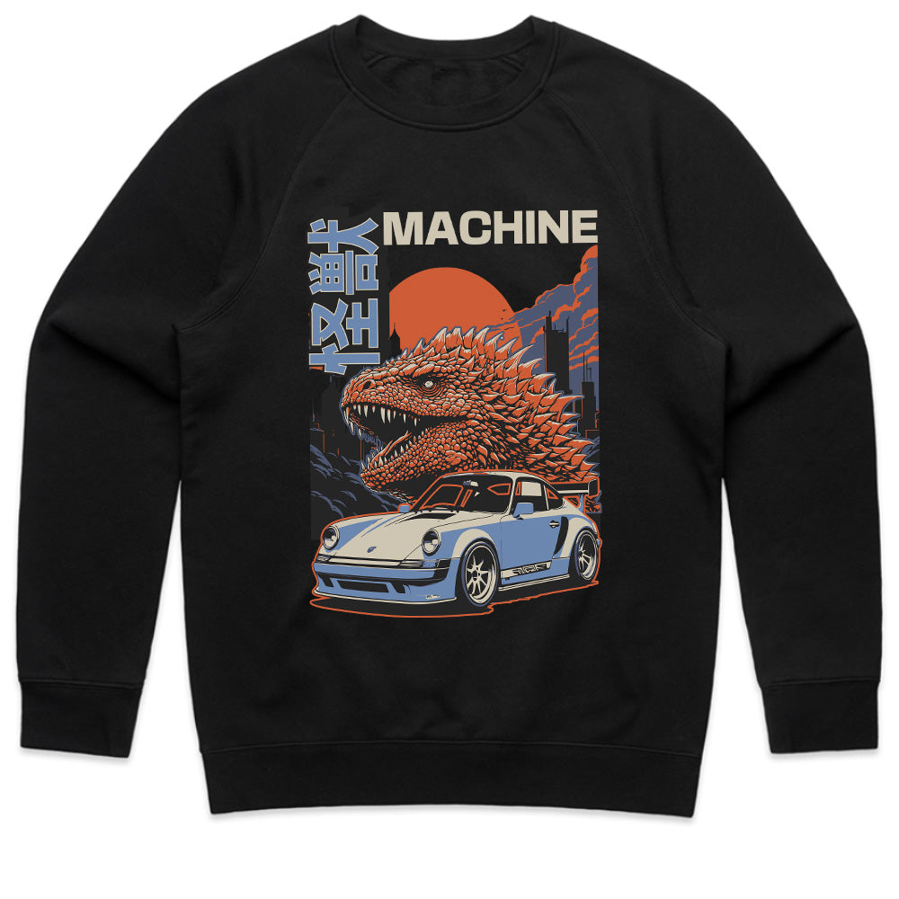 Kaiju Machine – Retro JDM Street Racing T-Shirt