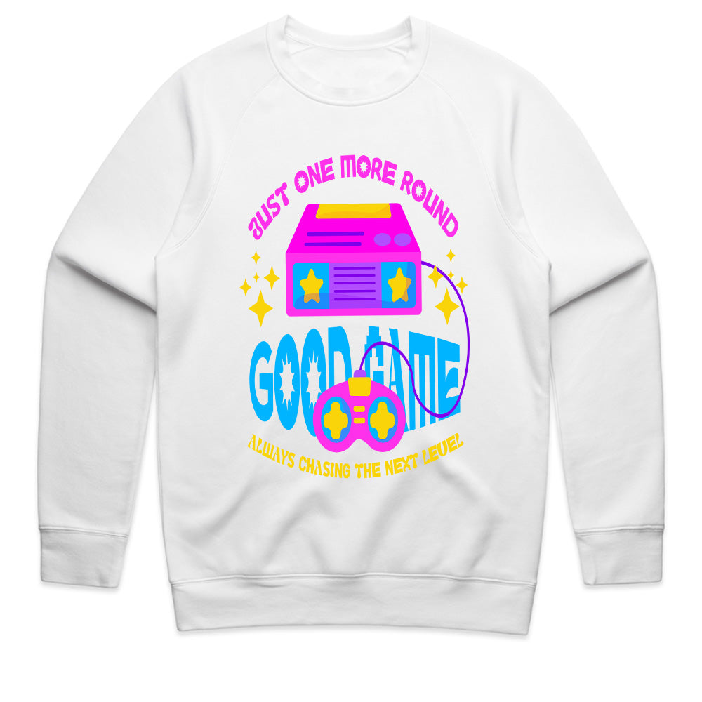 Good Game – Just One More Round" Retro Gamer T-Shirt