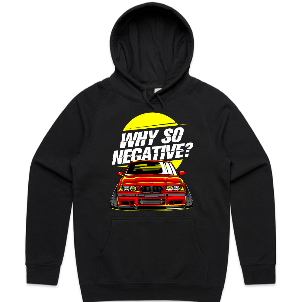 BMW E36 Stance "Why So Negative?" Camber Drift T-Shirt