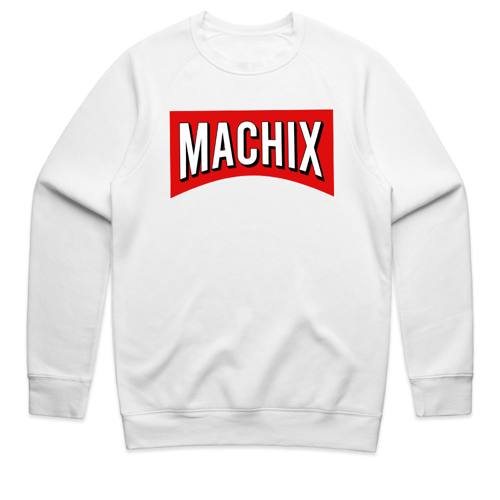 Machix – Bold Red Logo Graphic Tee