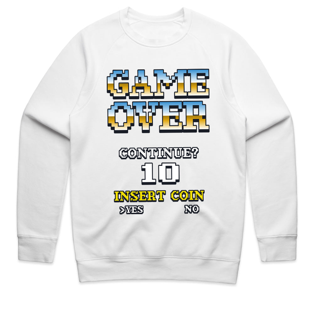 Retro Arcade Game Over" T-Shirt – Classic Pixel Design for Gamers
