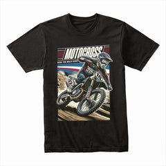 Motocross Ride the Wild Side T-Shirt – Extreme Dirt Bike Racing Streetwear