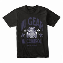 In Gear, In Control – Vintage Hot Rod Driver Tee