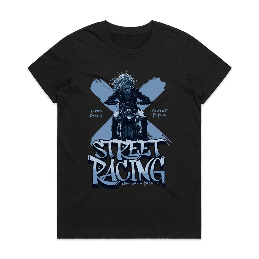 Street Racing Motorcycle Graphic T-Shirt – Rebel Biker Streetwear