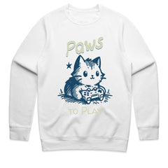 Paws to Play" Cute Gamer Cat T-Shirt – Perfect for Cat & Gaming Lovers