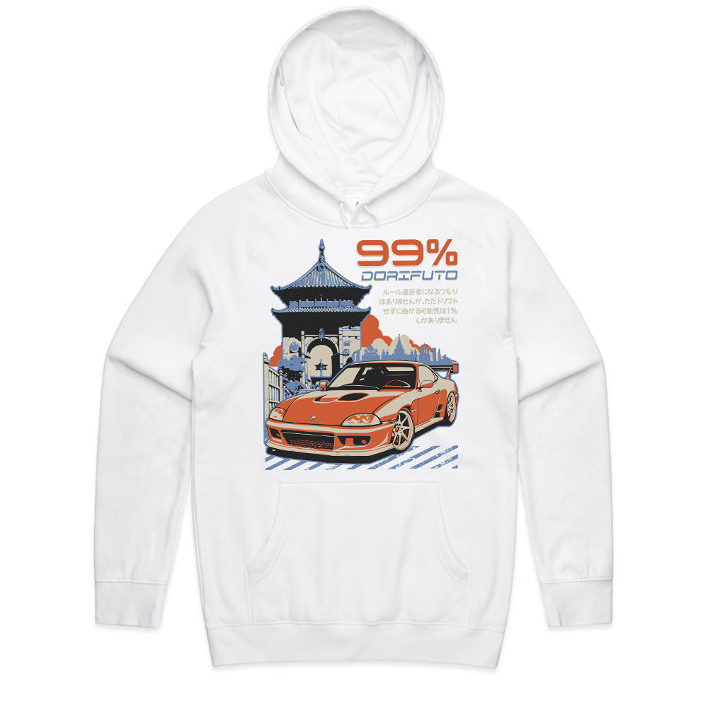 99% Dorifuto" JDM Drift T-Shirt – Toyota Supra Street Racing Aesthetic