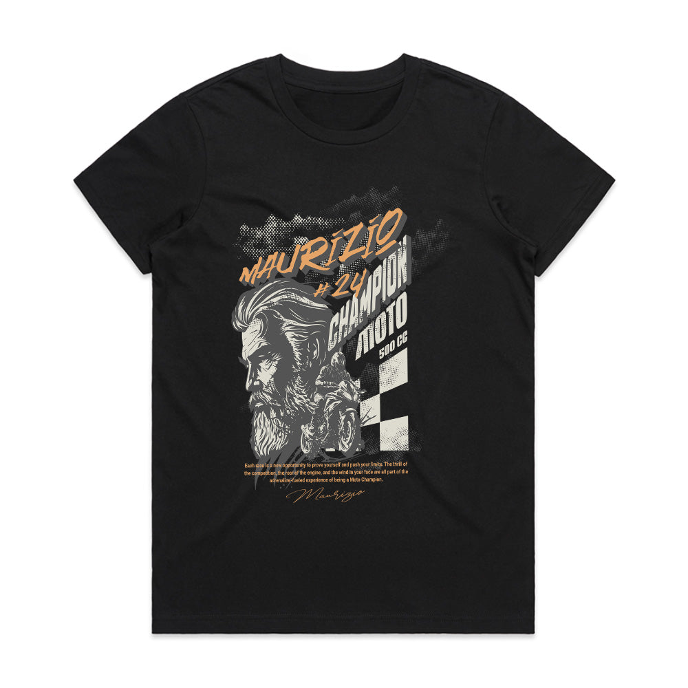 Maurizio Moto Champion T-Shirt – Vintage Racing Streetwear