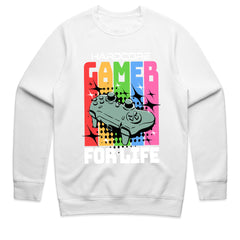Hardcore Gamer for Life - Retro Gaming T-Shirt
