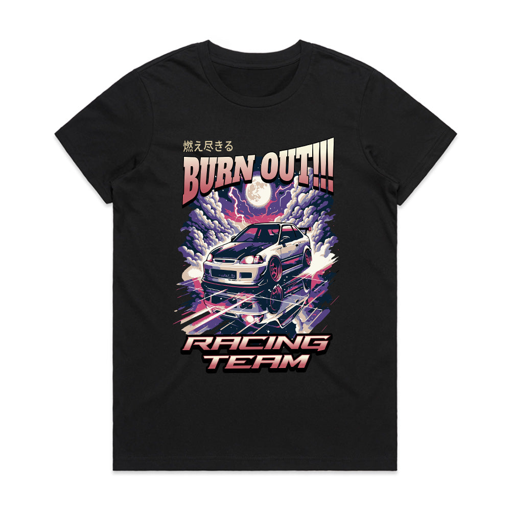 Burnout Racing Team T-Shirt – JDM Drift Streetwear
