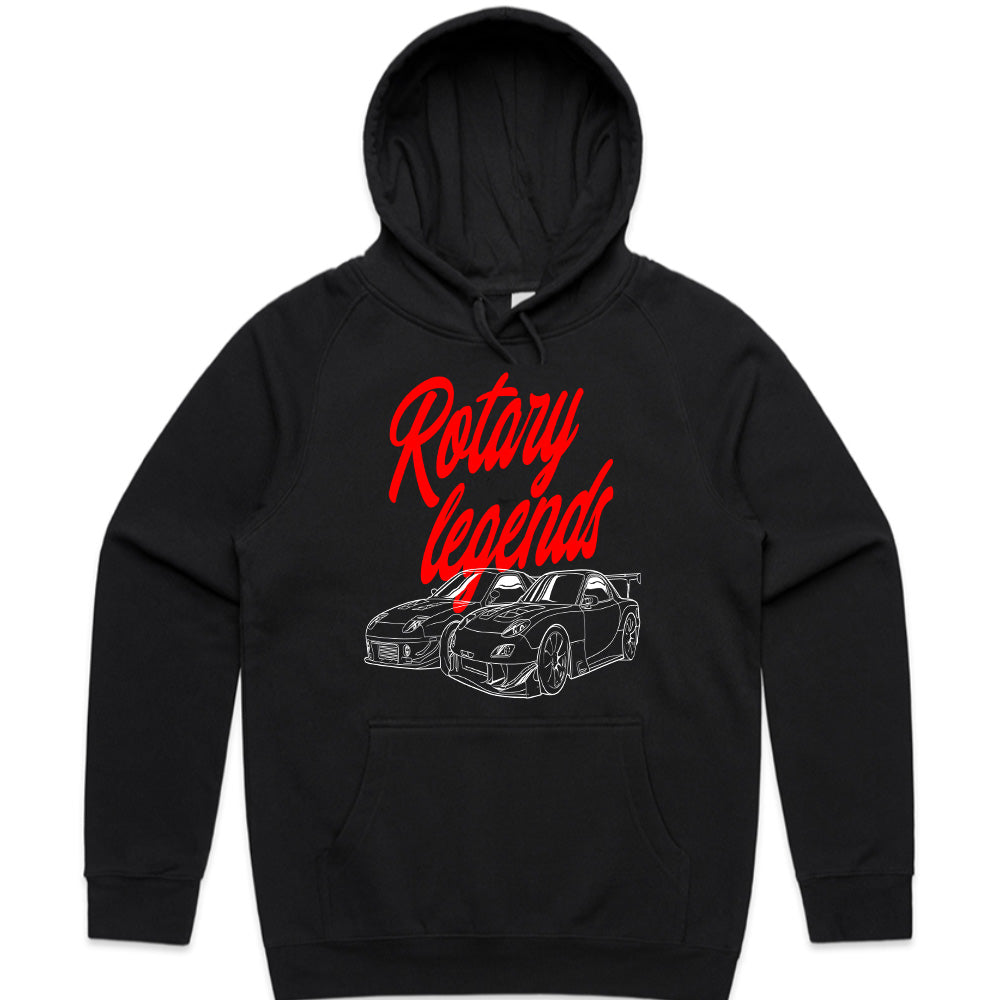Rotary Legends T-Shirt – Tribute to Iconic Wankel-Powered Sports Cars