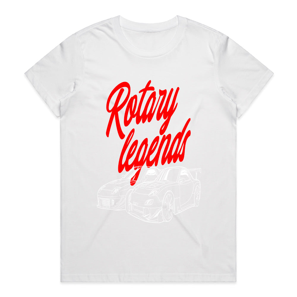Rotary Legends T-Shirt – Tribute to Iconic Wankel-Powered Sports Cars