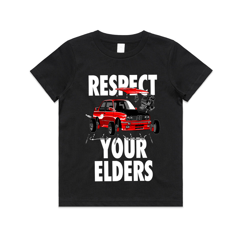 Respect Your Elders – BMW E30 M3 Classic T-Shirt